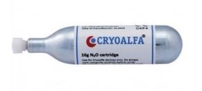 Cryoalfa αμπούλα 16gr με βαλβίδα για φορητή κρυοπηξία Super-Lux-Premium