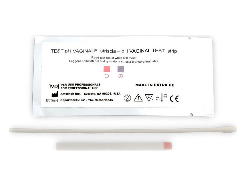 Τεστ κολπικού pH με αποστειρωμένο βαμβακοφόρο στυλεό Ιταλίας (10άδα)