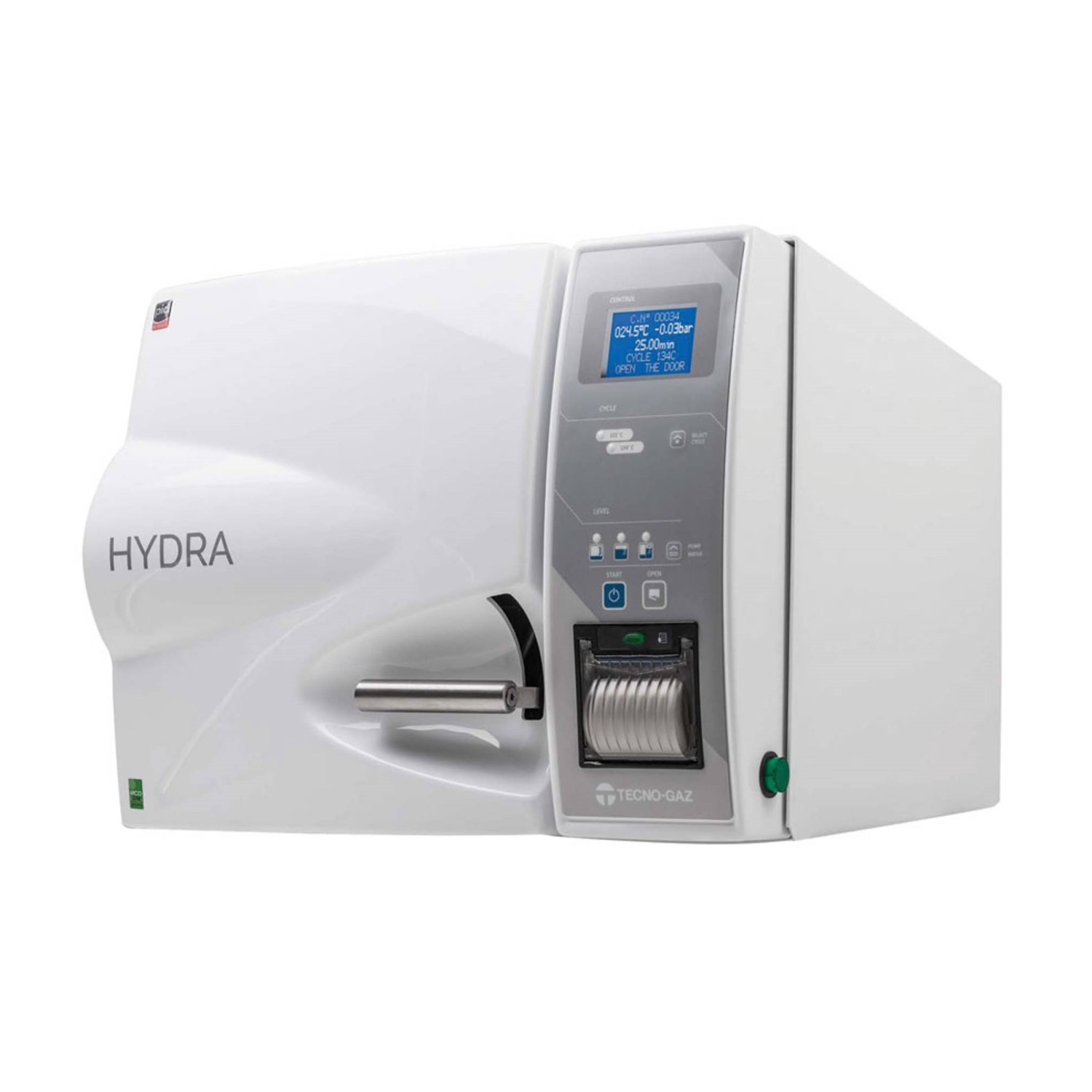 Κλίβανος υγρής αποστείρωσης 15 Λίτρων Hydra EVO με εκτυπωτή