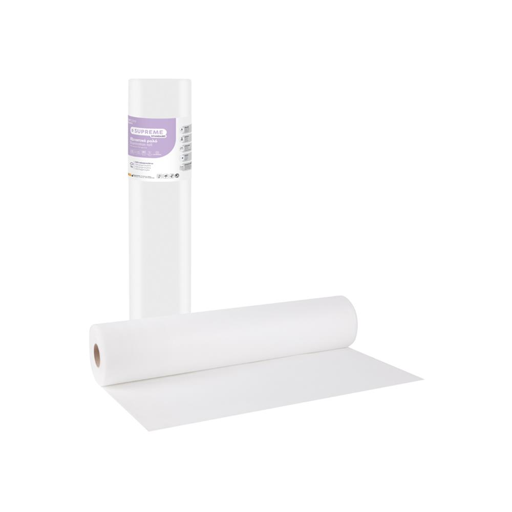 Χαρτί εξεταστικό κρεβατιού 50cmx70m Supreme Standard Non-Woven 15gr