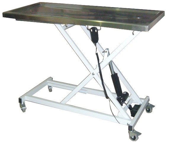 Ιατρικό χειρουργικό κτηνιατρικό τραπέζι inox ηλεκτροκίνητο + trendelenburg 62x135cm