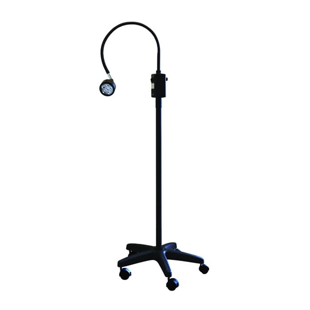 Φωτισμός πλάγιος τροχήλατος LED black 1wx6 led, 31000 lux στα 50cm με dimmer