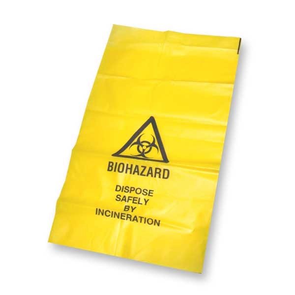 Κίτρινες σακούλες μολυσματικών αποβλήτων (Συσκευασία 20 κιλών)
