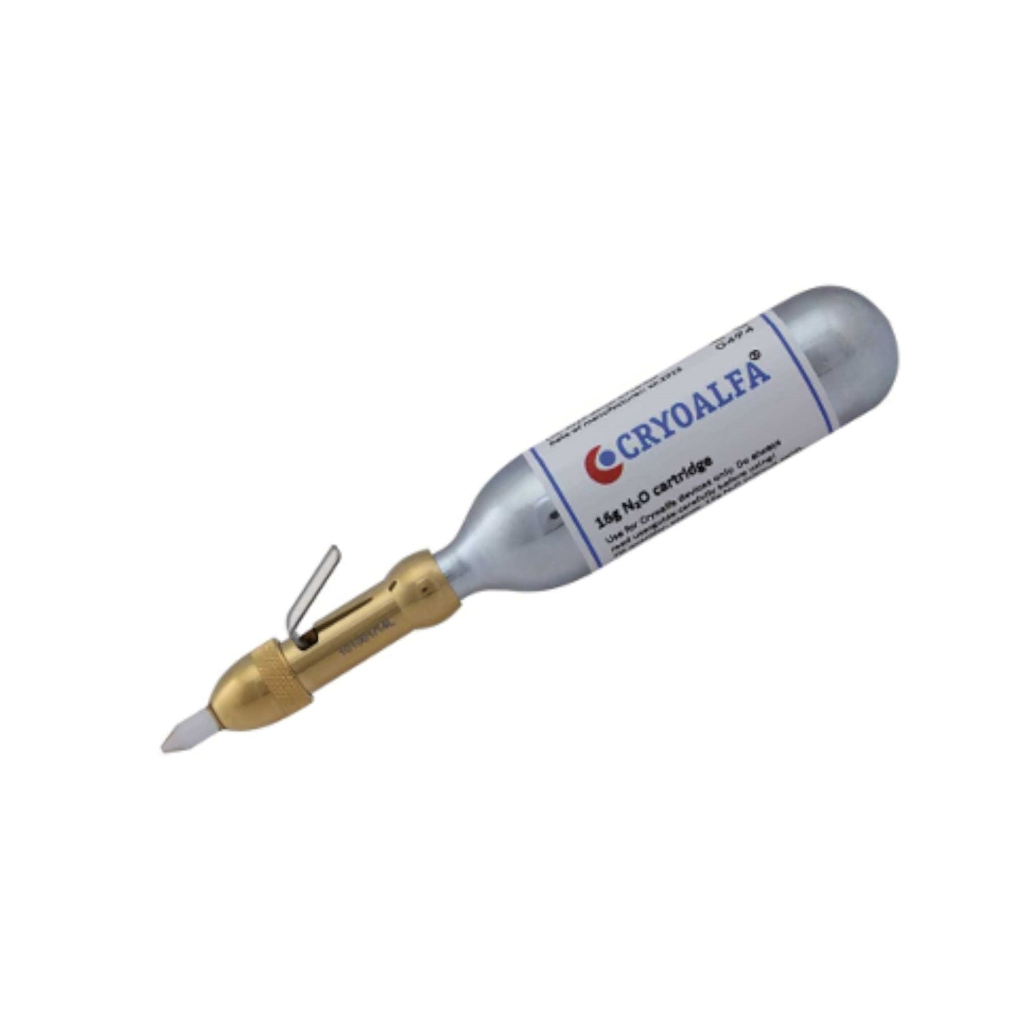 Φορητή κρυοπηξία στυλό Cryoalfa LUX με βαλίτσα και κεφαλή ψεκασμού 5mm (με άκρο που αλλάζει)