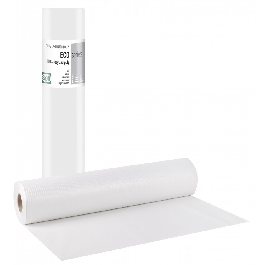 Χαρτί εξεταστικό Πλαστικό ECO Standard Λευκό,όλα τα μεγέθη