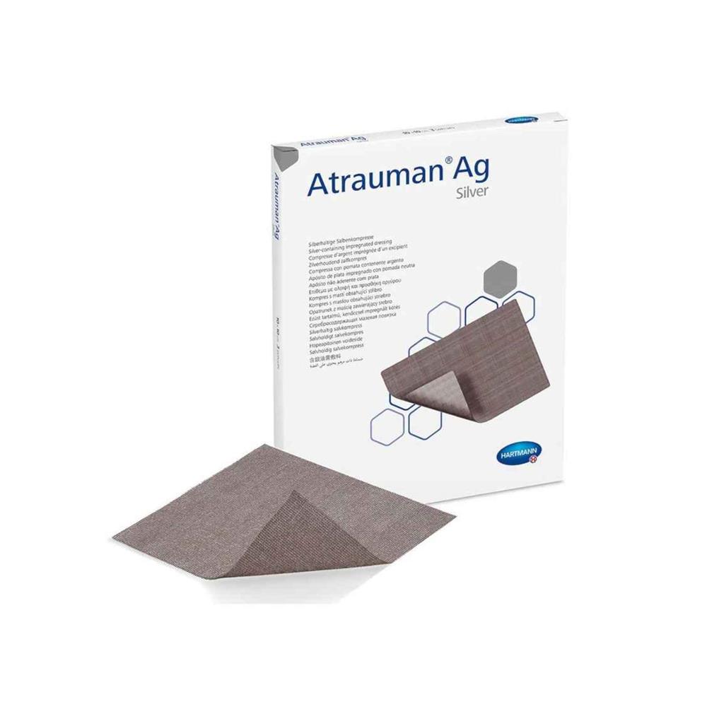 Επιθέματα αυτοκόλλητα με άργυρο Hartmann Atrauman Ag, όλα τα μεγέθη (10άδα)