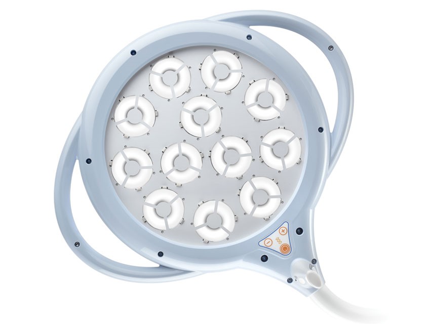 Χειρουργικός φωτισμός οροφής Pentaled 12 με 12 LEDs - Διπλός