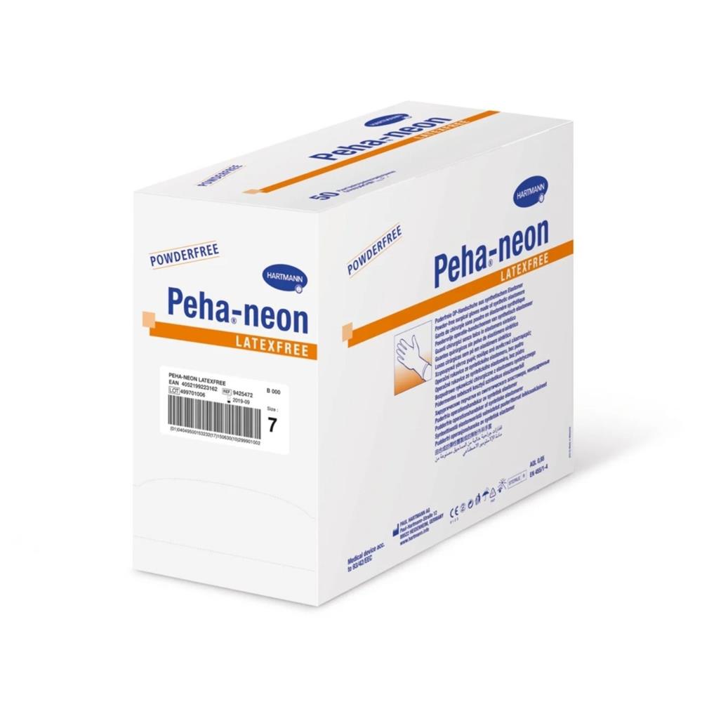 Γάντια χειρουργικά αποστειρωμένα Χωρίς πούδρα συνθετικά Hartmann Peha-neon Plus ζεύγος