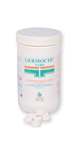 Απολυμαντικά δισκία χλωρίου Germocid 1kg (300 ταμπλέτες)