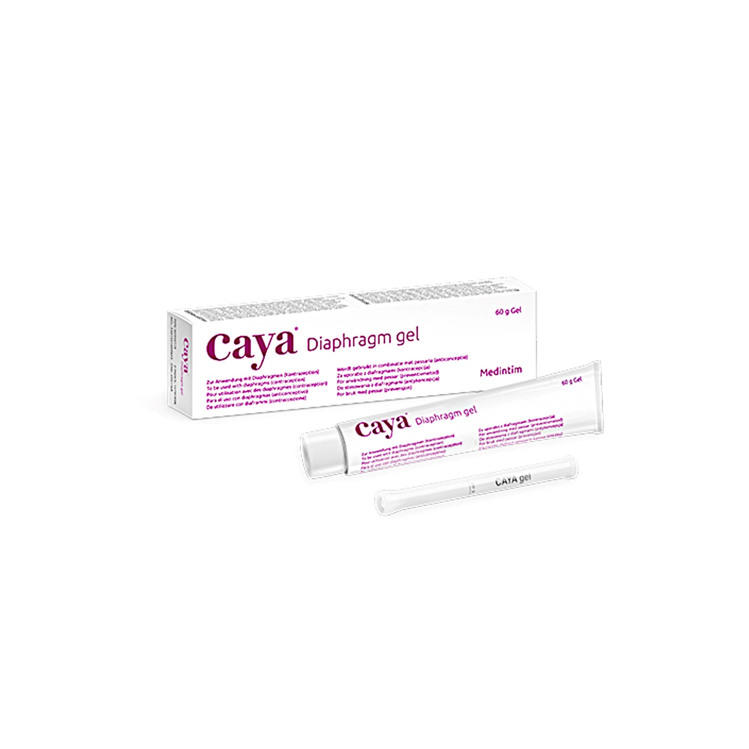 Αντισυλληπτική Σπερματοκτόνη γέλη Caya gel για χρήση με το διάφραγμα Caya