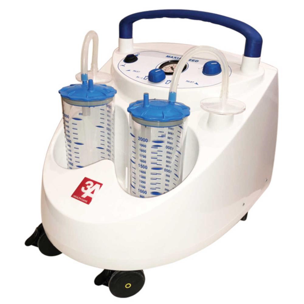 Αναρρόφηση τροχήλατη Maxi Aspeed 90 με ποδοδιακόπτη και 2 δοχεία των 2lt