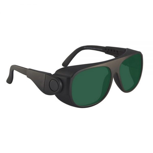 Γυαλιά προστασίας χειριστή για IPL (550-1100nm) με πράσινο φακό - μαύρο