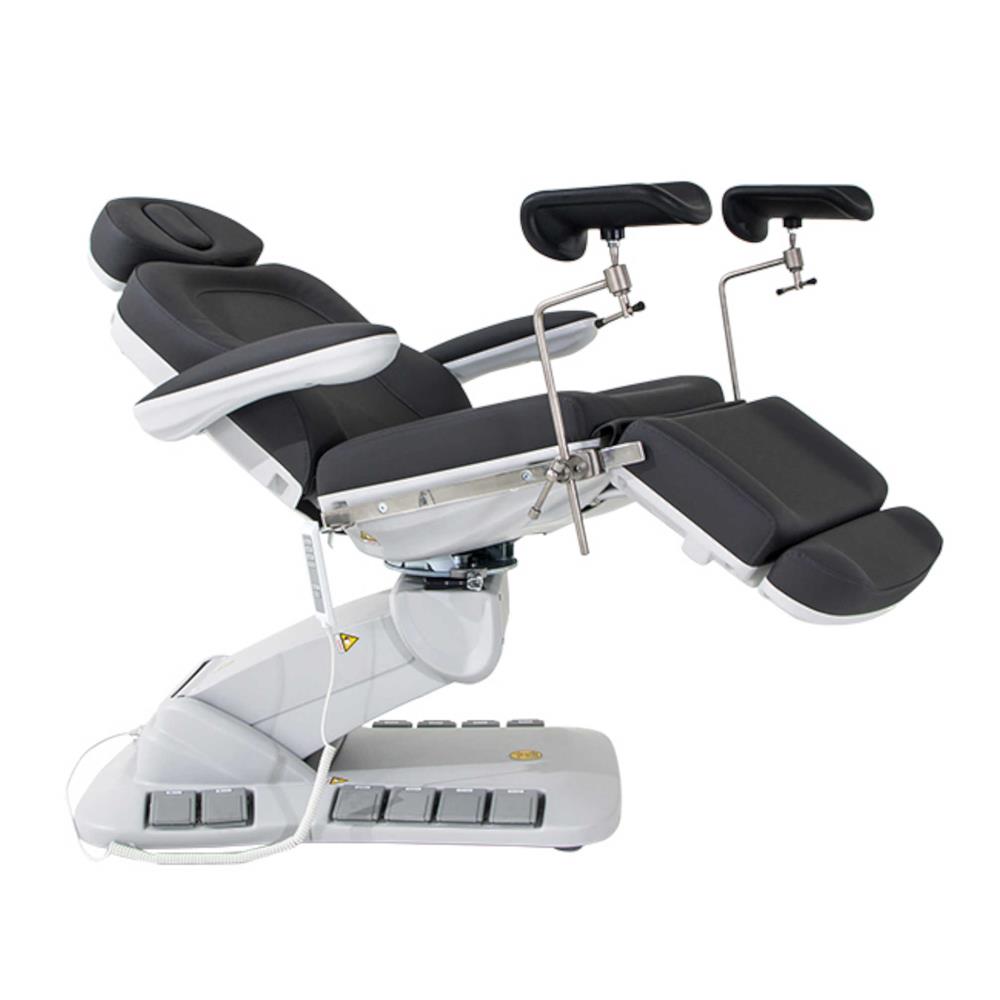 Urological - Gynecological chair Gyna with face hole and 4 motors black color