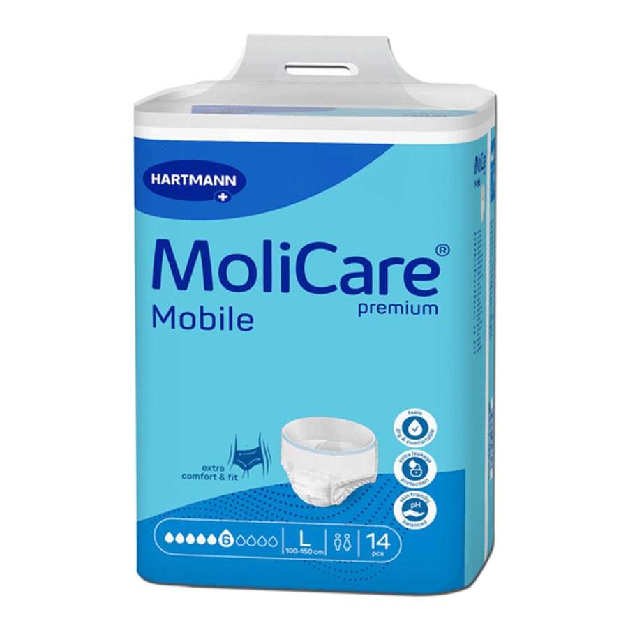 Πάνα βρακάκι Molicare Mobile Premium Ενηλίκων 6 Σταγόνων (14άδα)