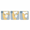Ugo Fix sleeve leg bag holder (Pack of 4)