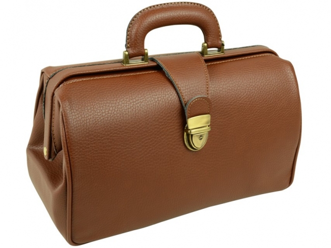 Texas Leather Medical Bag, Chestnut