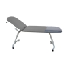 Examination bed with round electrostatic painted tube (RAL 7044) - grey